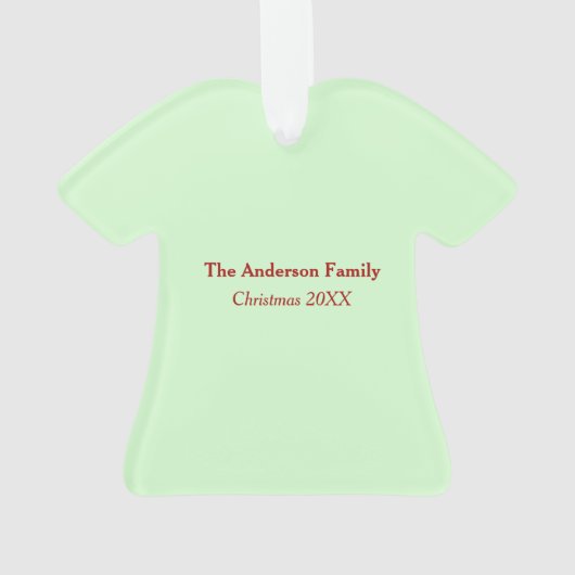  jolly Santa Claus Merry-kerstretro Ornament (achterkant)