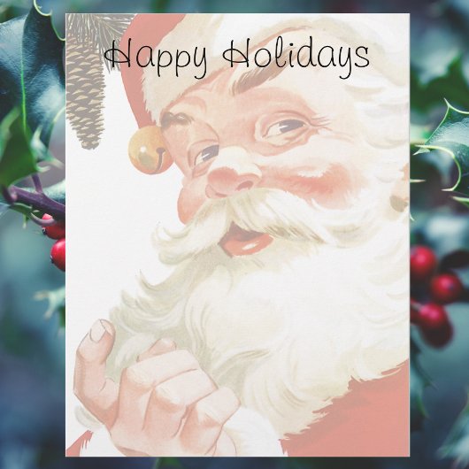 Jolly Santa Claus met een geheim kerstfeest