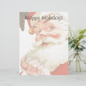 Jolly Santa Claus met een geheim kerstfeest (Staand voorkant)