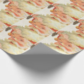 Jolly Santa Claus met een geheim kerstfeest Cadeaupapier (Hoek)