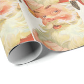 Jolly Santa Claus met een geheim kerstfeest Cadeaupapier (Rol Hoek)