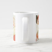 Jolly Santa Claus met een geheim kerstfeest Grote Koffiekop (Achterkant)