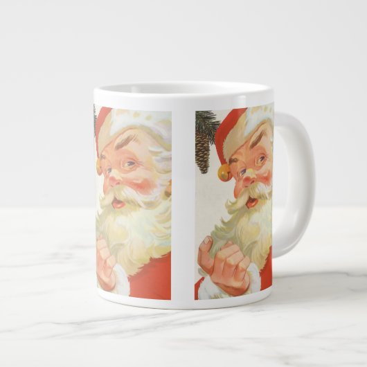 Jolly Santa Claus met een geheim kerstfeest Grote Koffiekop (Voorkant rechts)