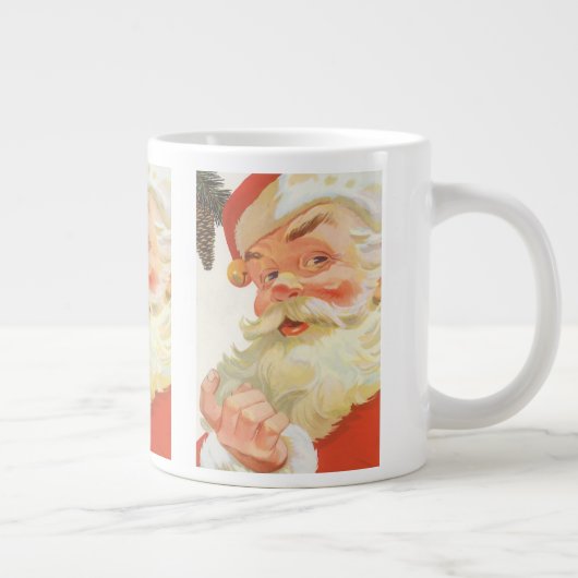 Jolly Santa Claus met een geheim kerstfeest Grote Koffiekop (Rechts)