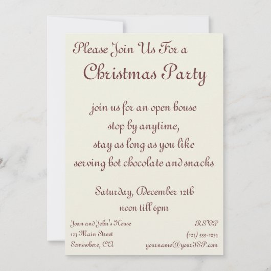 Jolly Santa Claus met een geheim kerstfeest Kaart (Achterkant)