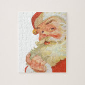 Jolly Santa Claus met een geheim kerstfeest Legpuzzel (Verticaal)