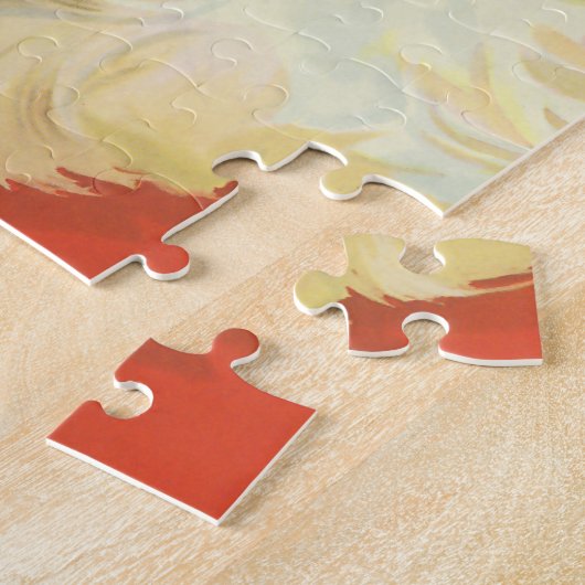 Jolly Santa Claus met een geheim kerstfeest Legpuzzel (Zijkant)