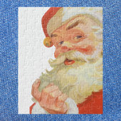 Jolly Santa Claus met een geheim kerstfeest Legpuzzel