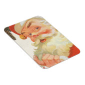 Jolly Santa Claus met een geheim kerstfeest Magneet (Rechterzijde)