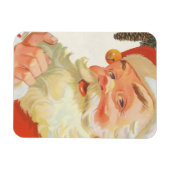 Jolly Santa Claus met een geheim kerstfeest Magneet (Horizontaal)