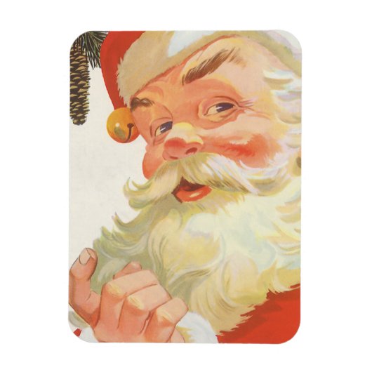 Jolly Santa Claus met een geheim kerstfeest Magneet (Verticaal)