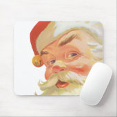 Jolly Santa Claus met een geheim kerstfeest Muismat (Met muis)