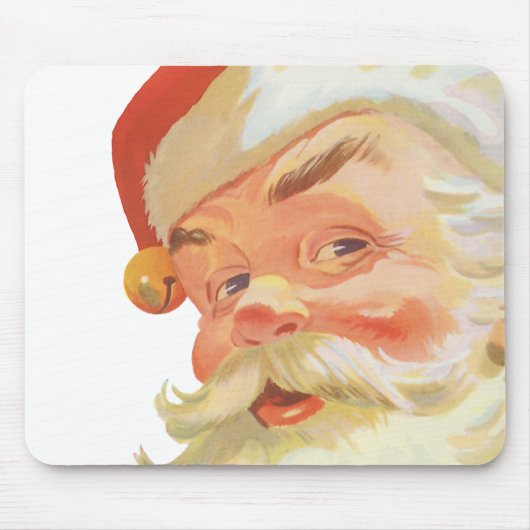 Jolly Santa Claus met een geheim kerstfeest Muismat (Voorkant)