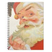 Jolly Santa Claus met een geheim kerstfeest Notitieboek (Voorkant)