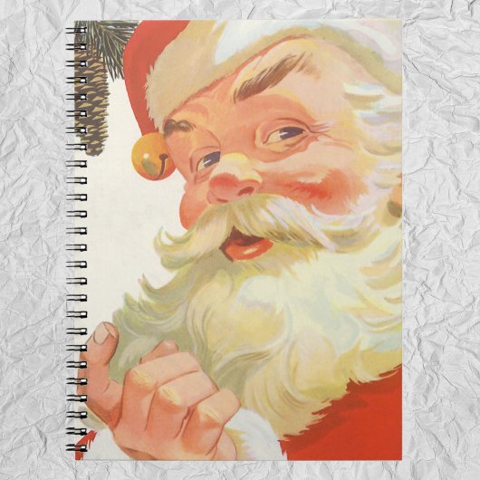 Jolly Santa Claus met een geheim kerstfeest Notitieboek