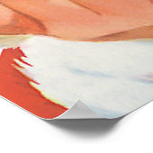 Jolly Santa Claus met een geheim kerstfeest Poster (Hoek)