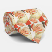 Jolly Santa Claus met een geheim kerstfeest Stropdas (Opgerold)