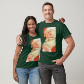 Jolly Santa Claus met een geheim kerstfeest T-shirt (Unisex)