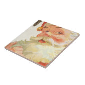 Jolly Santa Claus met een geheim kerstfeest Tegeltje (Zijkant)
