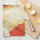 Jolly Santa Claus met een geheim kerstfeest Theedoek (Quarter Fold)