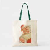 Jolly Santa Claus met een geheim kerstfeest Tote Bag (Voorkant)