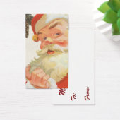 Jolly Santa Claus met een geheim kerstfeest Visitekaartje (Bureau)