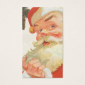 Jolly Santa Claus met een geheim kerstfeest Visitekaartje (Voorkant)