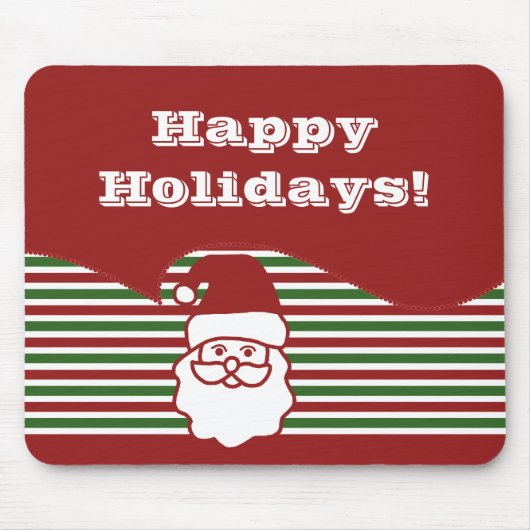 Jolly Santa Claus Mousepad Muismat (Voorkant)