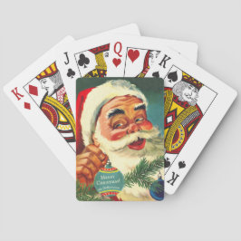 Jolly Santa Claus Persoonlijk Pokerkaarten