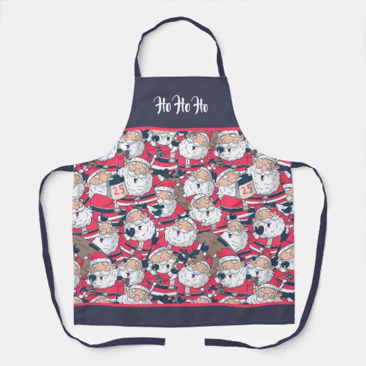 Jolly Santa Claus Schort (Voorkant)