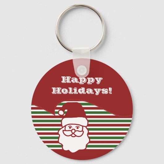 Jolly Santa Claus Sleutelhanger (Voorkant)