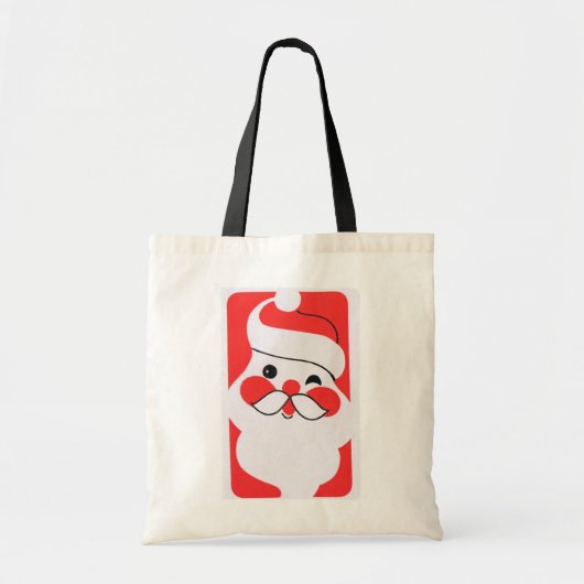 Jolly Santa Claus Tote Bag (Voorkant)