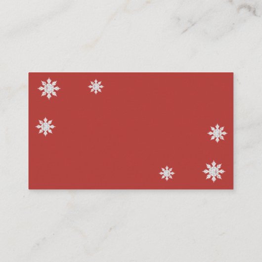 Jolly Santa Diaper Raffle Baby shower Informatiekaartje (Achterkant)