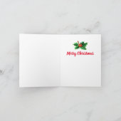 Jolly Santa en speelgoed zak aangepaste kerstkaart Feestdagen Kaart (Binnen)