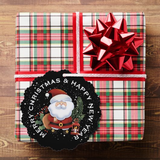 JOLLY SANTA, GEPERSONALISEERDE KERST ORNAMENT KAART (Insitu (Geschenk))
