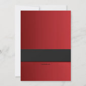 Jolly Santa Gift Exchange Party - Uitnodiging (Achterkant)