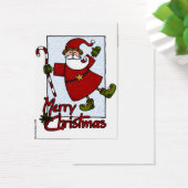 Jolly Santa Gift label Visitekaartje (Bureau)