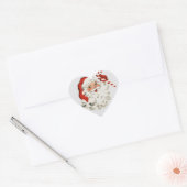  Jolly Santa Hart Sticker (Envelop)