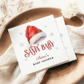 Jolly Santa Hat Baby shower Servet