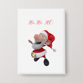 Jolly Santa Ho Ho  Button (Voorkant)