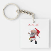 Jolly Santa Ho Ho  Sleutelhanger (voorkant)