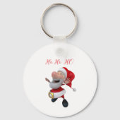 Jolly Santa Ho Ho Sleutelhanger (Achterkant)