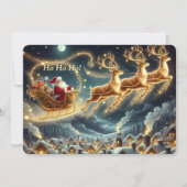 Jolly Santa Kerstkaart (Voorkant)