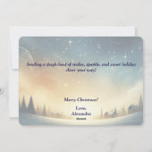 Jolly Santa Kerstkaart (Achterkant)