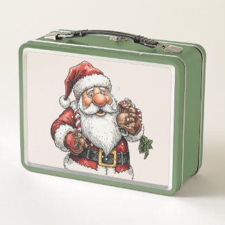 Jolly Santa Kerstlunchbox