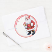 Jolly Santa Kerstmis vel van stickers (Envelop)