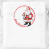 Jolly Santa Kerstmis vel van stickers (Tas)