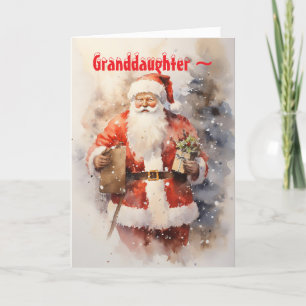 JOLLY SANTA - KLEINDOCHTER- KERST KAART