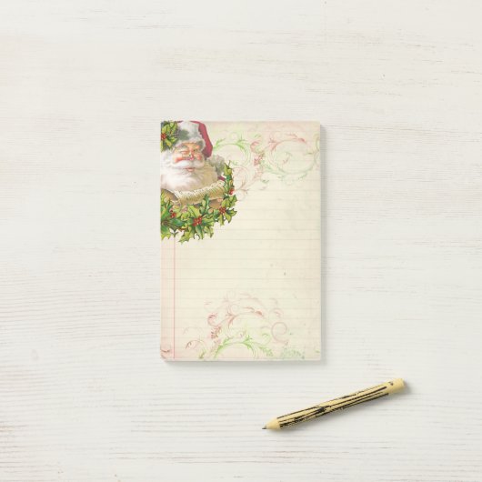 Jolly Santa Post-it Note Sticky Note Paper Pad (Op bureau)