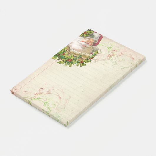 Jolly Santa Post-it Note Sticky Note Paper Pad (Schuin)